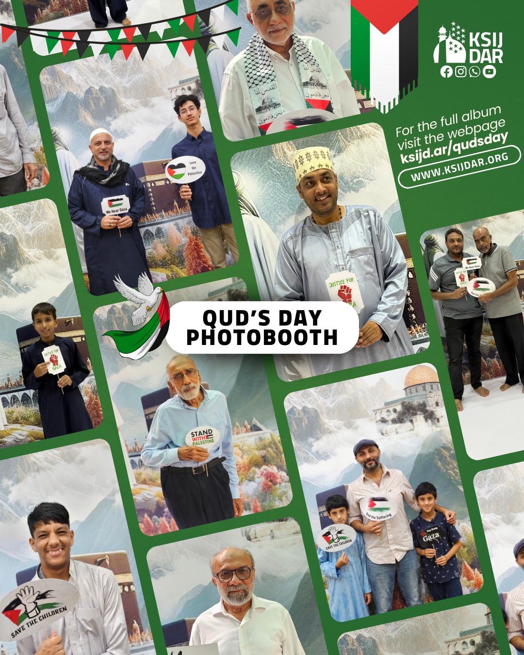 Quds Day Photobooth – Thank You for Standing Up