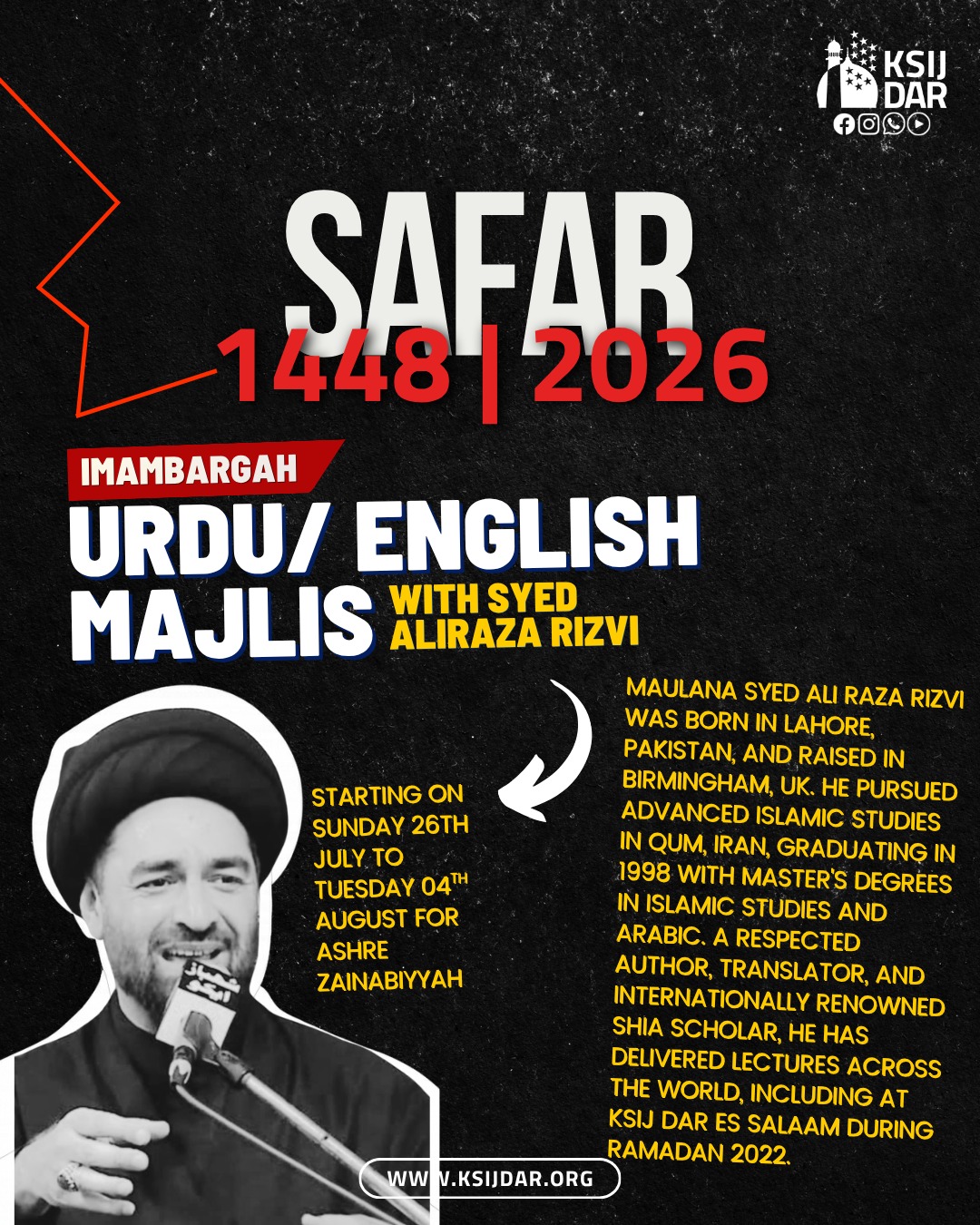 Safar 1448 AH / 2026 – Urdu / English Majlis
